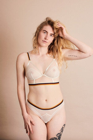 Adulting isn't a crime - LONGLINE TRIANGLE BRA - SAMPLE - Longline Triangle Bra - theunderargument.com