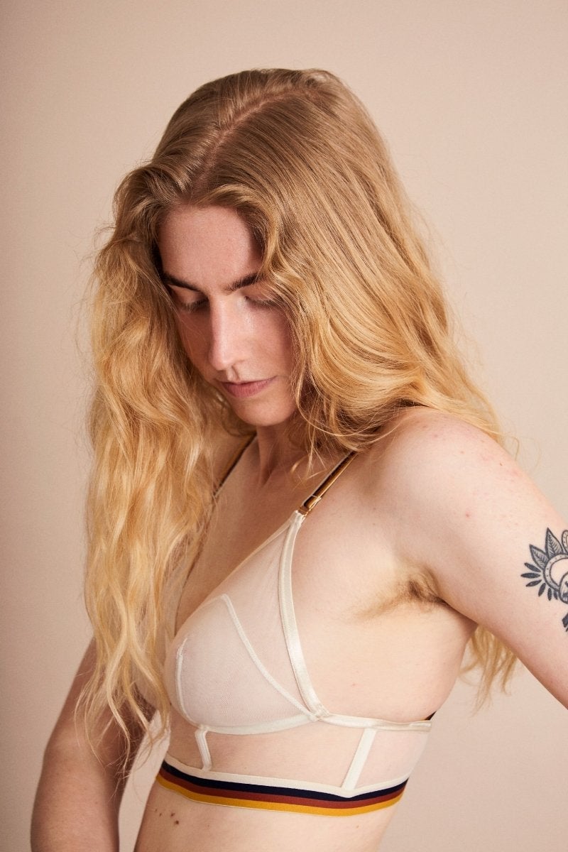 Adulting isn't a crime - LONGLINE TRIANGLE BRA - SAMPLE - Longline Triangle Bra - theunderargument.com